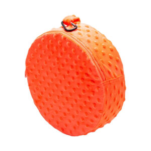 Asiento FocusPad | Círculo Naranja Acolchado con Textura (Con Vibración)