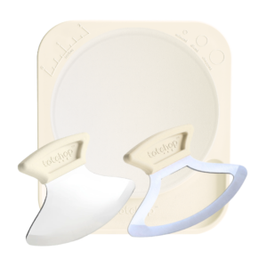 TOTCHOP Tabla + Silicona + 2 Cuchillos (1 de Seguridad + 1 Afilado)