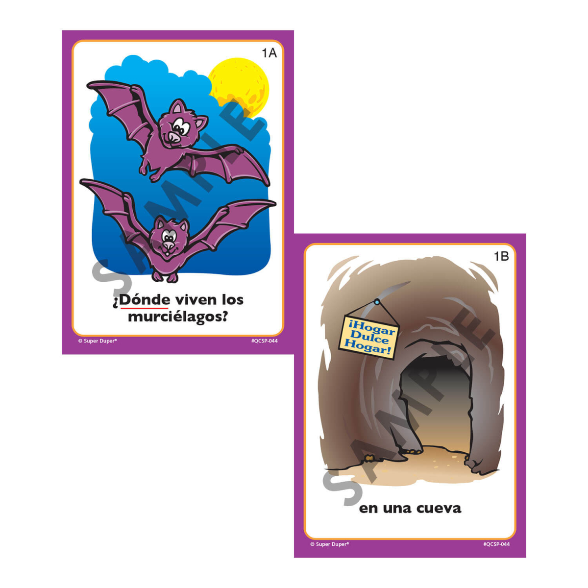 Tarjetas de Pregunta (¿Dónde?) Super Duper - Imagen 5