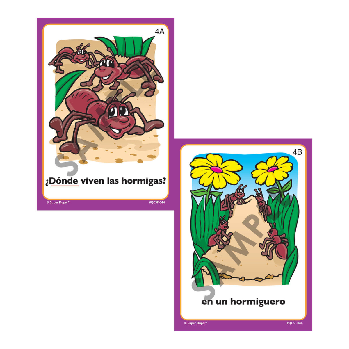 Tarjetas de Pregunta (¿Dónde?) Super Duper - Imagen 6