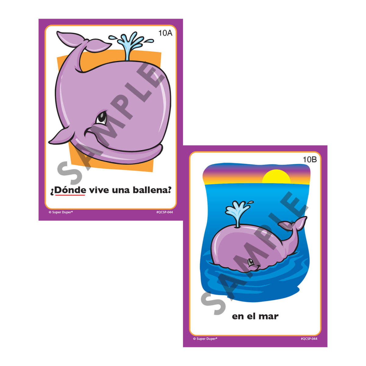 Tarjetas de Pregunta (¿Dónde?) Super Duper - Imagen 7