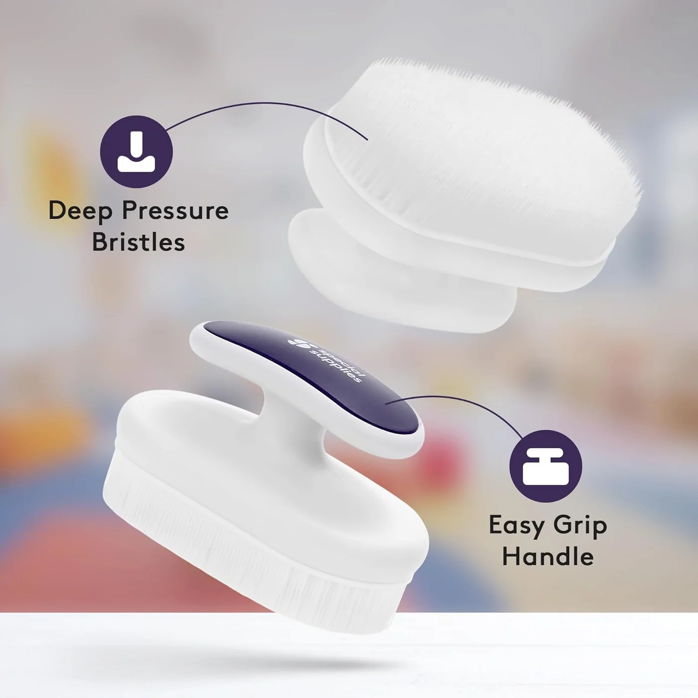 Cepillo sensorial Therapressure con mango – Special Supplies - Imagen 5