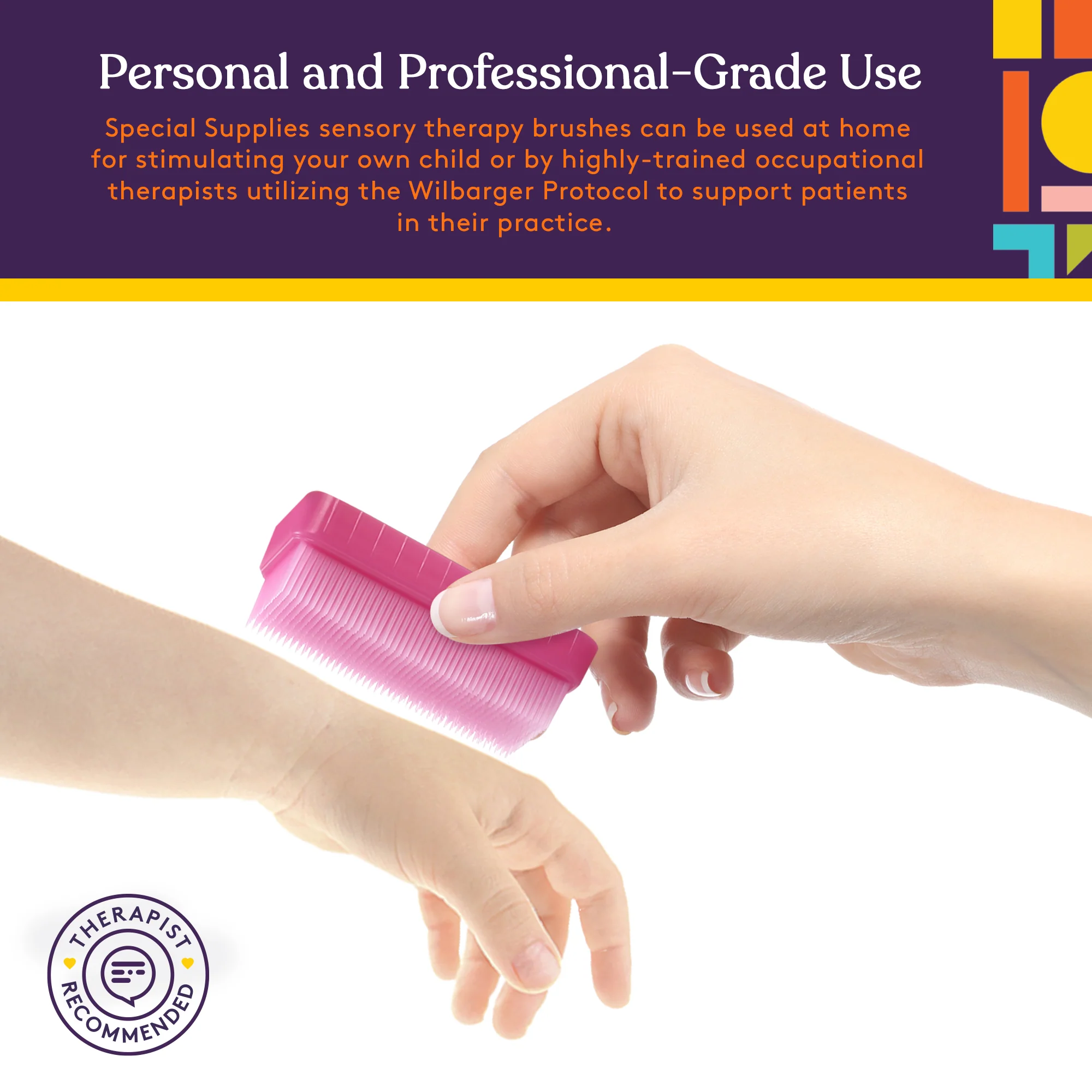 Cepillos sensoriales Therapressure multicolor – Pack de 6 - Imagen 5
