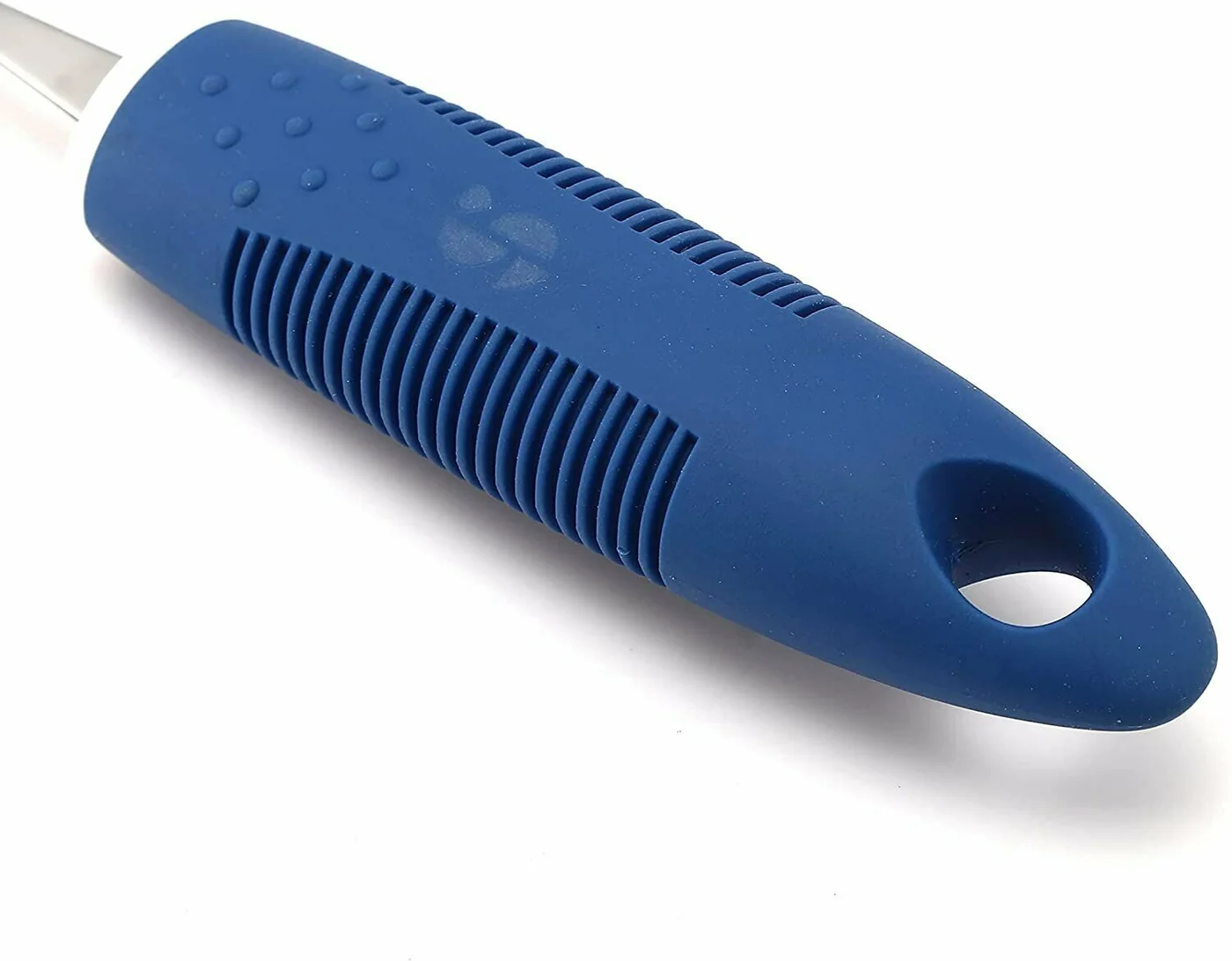 Set de cubiertos adaptados azules de fácil agarre – acero inoxidable - Imagen 3