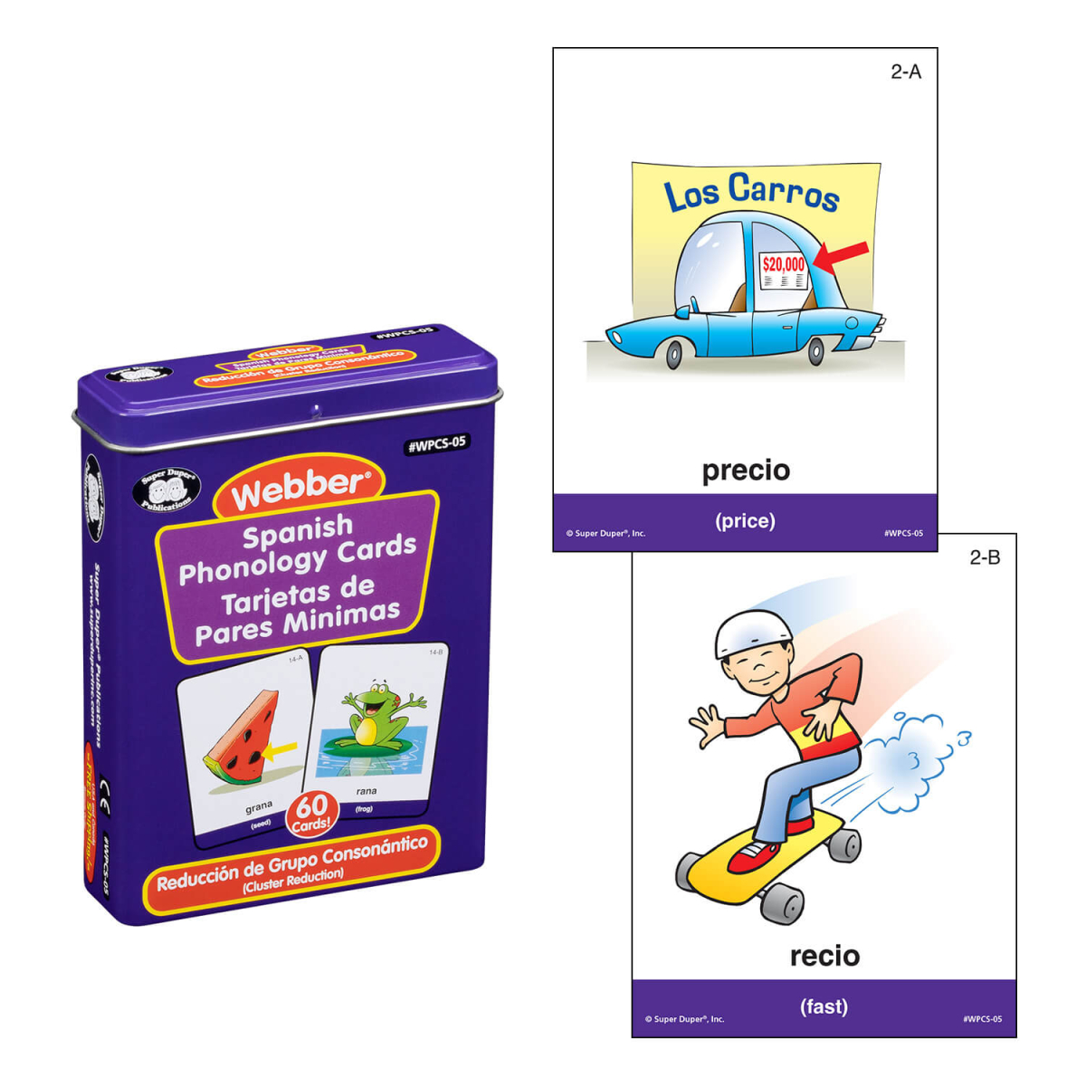 Webber Spanish Phonology Cards – Tarjetas de Fonología en Español - Imagen 11