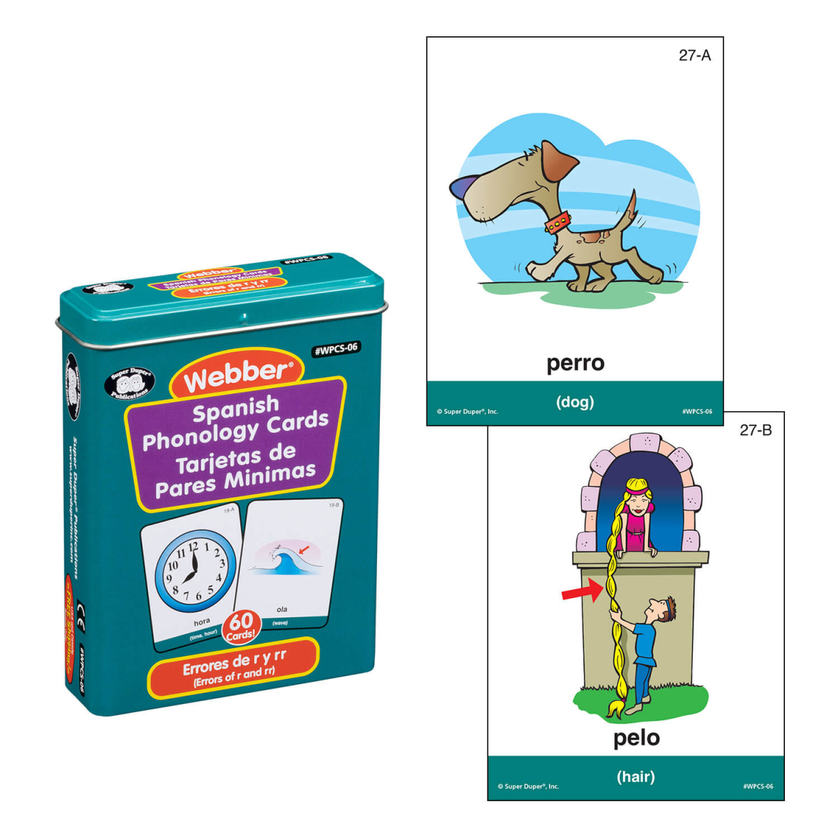 Webber Spanish Phonology Cards – Tarjetas de Fonología en Español - Imagen 12